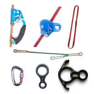 Climbing rope ascender runner sling carabiner figure 8 descender rope climbing gear