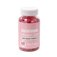Rutinitas Kecantikan Harian Glutathione Collagen Gummies 60 Pcs Persediaan 30 Hari Suplemen Diet Wanita Tersedia Label Pribadi