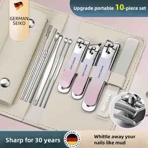 Factory Customization10-Set Carbon Steel Nail Clippers Beauty Tool With Manicure Tool