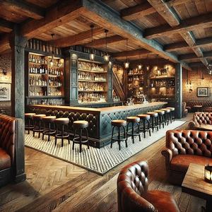 Vintage Bar Interiors Display Muebles Decoración Custom Pub Club Contador Restaurante Área Diseño - Product Image 3