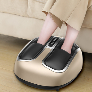 Masajeador inteligente de pantorrillas con función de calentamiento de bolsas de aire laterales y mango portátil para la recuperación muscular de la oficina en casa - Product Image 1