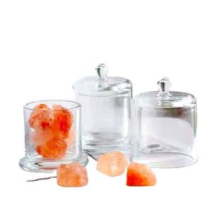 豪華な香りの大豆ワックスキャンドルアロマセラピーホワイトキャンドルフレグランスガラスシールドカバー付き香りキャンドルガラス瓶ギフト - Product Image 6