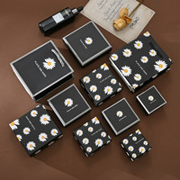 Boîte à bijoux en papier personnalisée de qualité supérieure pour collier et pendentif, boîte cadeau compacte et exquise, emballage en carton de haute qualité