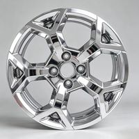 Jantes forgées 16 pouces 4x100 noires avec face usinée en alliage pour BYD Seagull Y000