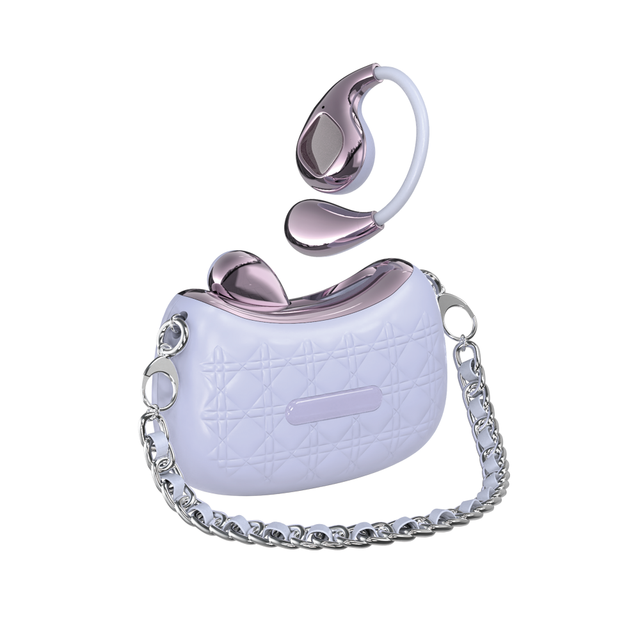 Fashion Bag Style IPX5 Waterproof Wireless Earbuds, OWS Ear-Hook, Ideal Gift for Women
