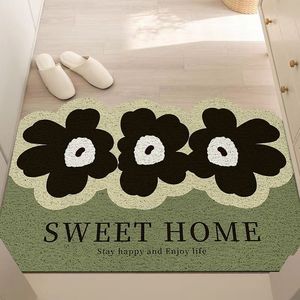 Tapis de porte en PVC tissé de luxe personnalisé, <span class=keywords><strong>imprimé</strong></span> fantaisie, écologique, antidérapant, imperméable, pour usage domestique et hôtelier, moderne, à poils coupés, lavable - Product Image 3