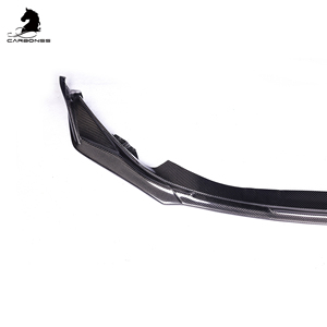 Spoiler avant en fibre de carbone style V, une seule pièce, amélioration aérodynamique pour <span class=keywords><strong>BMW</strong></span> <span class=keywords><strong>G80</strong></span> <span class=keywords><strong>M3</strong></span> G82 M4 G83 M4 2021+ - Product Image 2