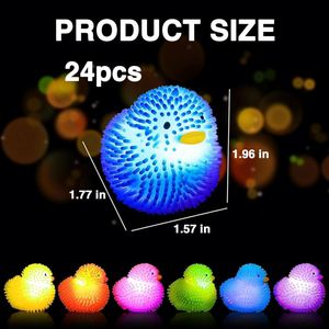 <b>LED</b> Puffer <b>Ball</b> Flashing Mini Rubber Disco Ducks for Halloween New Year's Birthday Pool Party Novelty Gag Toys - Product Image 2