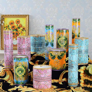 Vase en porcelaine osseuse de luxe de style européen personnalisé avec boîte cadeau - Product Image 1