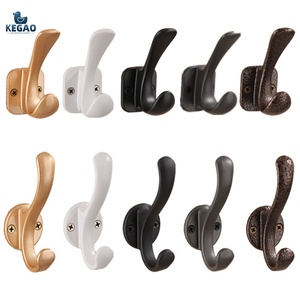 ตะขอแขวนผนังอะลูมิเนียมแบบไม่ต้องเจาะ KEGAO สำหรับห้องน้ำ ห้องครัว ประตูทางเข้า <span class=keywords><strong>ตู้</strong></span>เสื้อผ้า ตะขอเดี่ยว - Product Image 1