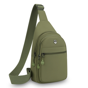 Bolso Bandolera de Nailon Unisex con Cierre de Cremallera y Decoración, Personalizable con Logotipo, para Uso Diario - Product Image 2