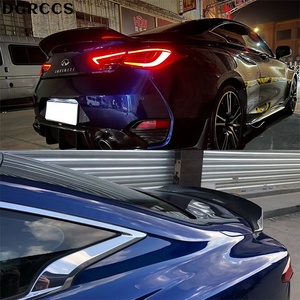 สปอยเลอร์หลังคาร์บอนไฟเบอร์ทรง CT1/AR สำหรับรถยนต์ Q60 Q60S Coupe ปี 2013-2023 ทำจากคาร์บอนไฟเบอร์ - Product Image 2