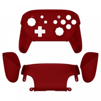 Accessoires pour manettes de jeu, bâtons octogonaux fermés, coque avant arrière et poignées, étui personnalisé pour contrôleur Switch Pro