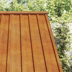 Valla de Revestimiento Vertical de Acero Corten, Paneles de Acero al Carbono, Ecológica, Duradera, para Privacidad Residencial, Valla de Jardín, Exterior - Product Image 5