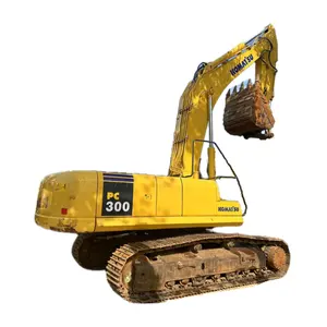 Excavateurs d'occasion de bonne qualité KOMATSU pc300-7 excavateur sur chenilles d'occasion de marque japonaise 30 tonnes grande machine bon marché prix de vente
