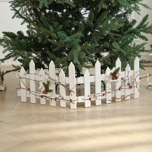 <b>Christmas</b> <b>Mini</b> <b>Tree</b> Stand Rustic Wooden Tabletop Decoration Photography Prop Eco-Friendly Durable - Product Image 2