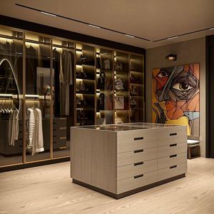 Robuster High-End Begehbarer Kleiderschrank und Aufbewahrung für das Schlafzimmer – Einbauschrank aus Stahl - Product Image 6