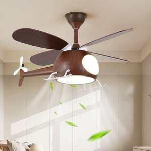 Çocuk Fan Lambaları, Yatak Odası, Uçak, Tavan, Yüksek Rüzgar Gücü, Erkek ve Kız Çocukları, Sınır Ötesi - Product Image 1