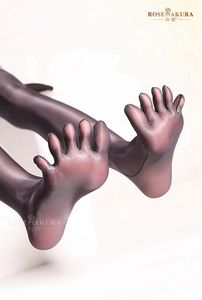 Calze oleose e Sexy inguine a punta Modulare, <span class=keywords><strong>collant</strong></span> liscio come la seta e lucido a taglio aperto, 8415 ultrasottile - Product Image 2