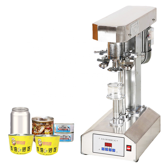 Semi Automatic Pet Bottle Can Drink Sealer Can Sealing Machine Tank Sealing Machine for Food Canned Machine for Small Business
