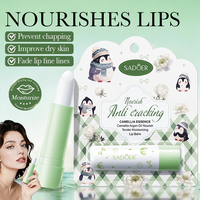 Baume à lèvres au beurre de karité SADOER Bear Rose 3,4 g OEM ODM Nourrissant Hydratant Adoucissant pour un usage quotidien