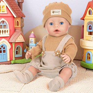 ZAPF-Trajes de muñecas de American Girl de 43cm para otoño e invierno, estilo de juguete de dibujos animados, accesorios de ropa de Bambú - Product Image 5