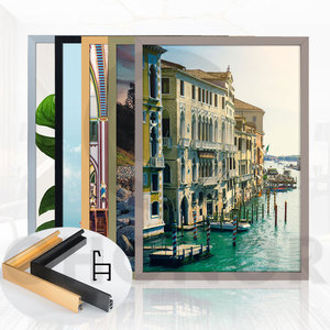 <span class=keywords><strong>En</strong></span> gros Personnalisé <span class=keywords><strong>En</strong></span> Aluminium Argent Couloir Mur Art Cadres <span class=keywords><strong>En</strong></span> Métal Aluminium <span class=keywords><strong>Photo</strong></span> Cadre <span class=keywords><strong>Profil</strong></span> Grand Doré - Product Image 1