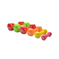 Haltères carrés personnalisables GYMKO en néoprène, portables et durables, différentes options de poids et de couleur