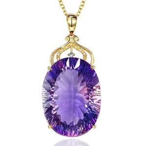 Collana con ciondolo a forma di uovo ovale per donna, gioielli eleganti e alla moda - Product Image 5