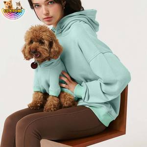 Qqqgift مخصص الكلب والإنسان مطابقة معطف واق من المطر لك والحيوانات الأليفة مطابقة الكلب والمالك مجموعة الحيوانات الأليفة صاحب الكلب هدية محبي الكلب - Product Image 1