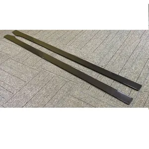 Splitter de jupe d'extension de pare-chocs latéral en fibre de carbone pour Benz C205 W205 S205 C200 C220 C300 C43 C63 AMG 2015 - <span class=keywords><strong>2022</strong></span> - Product Image 6
