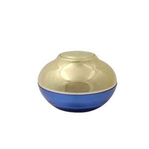 Envase Cosmético de Diseño Nuevo, Alta Calidad, Color Azul, Forma de Bola, Lujoso Tarro Acrílico para Cosméticos - Product Image 1