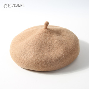 Sombrero de boina de lana para niños con logotipo personalizado para Primavera, otoño, invierno, estilo de <span class=keywords><strong>pintor</strong></span> cálido para niños, para viajes diarios informales al aire libre - Product Image 5