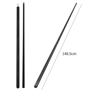 Queue de billard professionnelle 2 pièces 3K - Queue à faible déviation, queue de billard de haute qualité, ne se plie pas, fût en fibre de carbone durable - Product Image 5