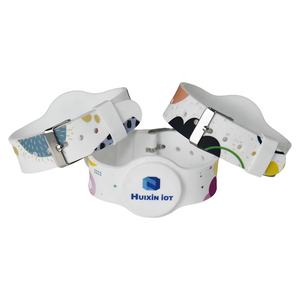 מחיר המפעל מותאם אישית לוגו rfd wristband 13.56mhz 125khz nfc צמיד miffare ev1k עבור בקרת גישה אירוע - Product Image 4