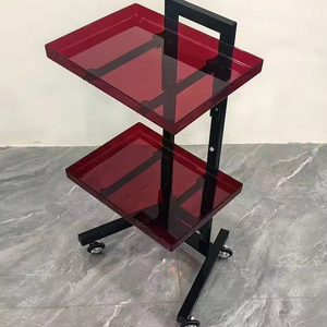 อุปกรณ์จัดแต่งทรงผม รถเข็นพับได้ รถเข็นร้านเสริมสวย รถเข็นช่างทำผม รถเข็นทำเล็บ รถเข็นร้านตัดผม รถเข็นเสริมสวย - Product Image 1