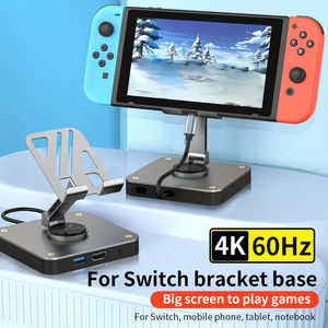 Support de manette réglable 3 en 1 NS2-332 avec concentrateur USB-C, HDTV 2.0 <span class=keywords><strong>4K</strong></span> 60 Hz, ports USB 2.0 et de charge PD 100W pour Nintendo <span class=keywords><strong>Switch</strong></span> <span class=keywords><strong>OLED</strong></span> - Product Image 5