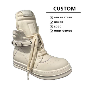 Botas de Tobillo Estilo Western para Hombre, de Alta Calidad, Cuero Vacuno Genuino, Casuales, Elegantes y Versátiles para Motocicleta, Punta Redonda - Product Image 3