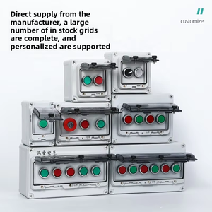 IP66 không thấm nước dừng khẩn cấp tự thiết lập lại nút bắt đầu chuyển đổi hộp điều khiển ABS trong nhà thiết bị điện tử bao vây hansheng - Product Image 5