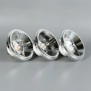 Led 2200k ar111 AR111 LED Spotlight 15W G53 12 V 45degree 3000 K Carcaça Não Regulável Branco