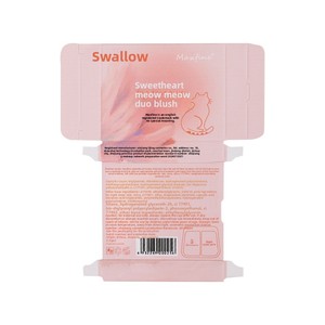 Blush Bicolore Sweetheart Meow, Finitura Naturale Opaca, Tonalità Bianco Espansione e Contrazione, Polvere Viola a Bassa Saturazione, Formato Regolare 5g - Product Image 4