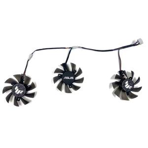 Nuevo 3 uds 75MM 4PIN ventilador de refrigeración para <span class=keywords><strong>ASUS</strong></span> TUF Gaming X3 RX <span class=keywords><strong>5700</strong></span> <span class=keywords><strong>XT</strong></span> RX5700 <span class=keywords><strong>XT</strong></span> reemplazo de ventilador de tarjeta gráfica FD8015U12S GPU FAN - Product Image 3