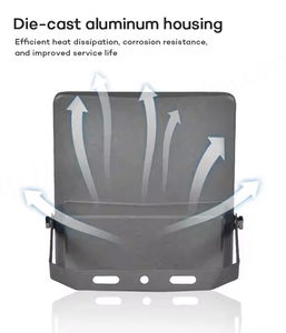 IP67 Waterproof <b>LED</b> Floodlight with Aluminum Plastic 200W-400W Solar Flood <b>Lights</b> for Outdoor Use - Product Image 6