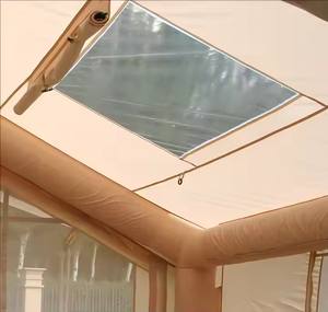 ダブルドアと天窓付き7.5㎡インフレータブルテント、防水テント、ポータブルテント、クイックオープニングキャンプインフレータブルテント - Product Image 4