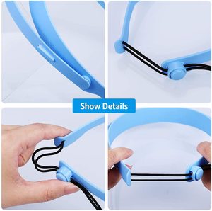 Schermo Facciale Trasparente Medico di Classe I Anti-Polvere per Uso Dentale, Maschera Anti-Appannamento, Protezione Anti-Schizzi, Certificato CE, Taglia Unica per Adulti XIAN WANLI - Product Image 5