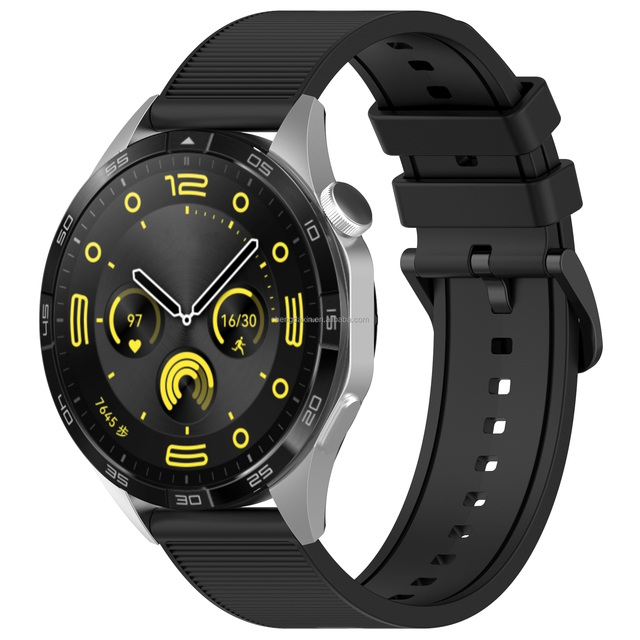 Factory Price Smart Watch Common Size Flexible 22mm Silicone Watch Band for samsung for huawei Wristband Replacement