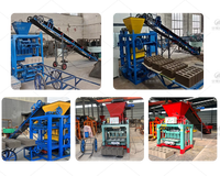 Machine à briques de ciment emboîtables de haute qualité et facile à utiliser, petite machine à fabriquer des briques creuses en béton avec roulement de moteur