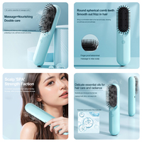 Brosse de massage électrique pour cheveux avec coussin d'air, diffuseur d'huiles essentielles et technologie d'ions négatifs pour la croissance des cheveux et le soin du cuir chevelu
