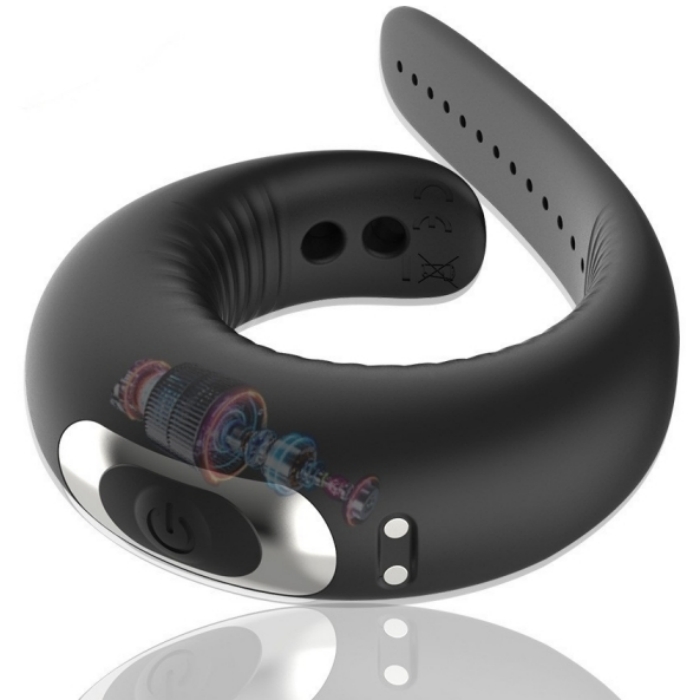couple sex toya Adjustable Silicone Vibrating Cock Ring in Black, Clitoral G-spot Stim –  ZhenDuo Sex Shop main image 1