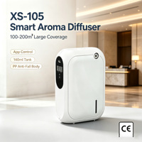 Diffuseur d'huiles essentielles de 140 ml avec fonction minuterie, plusieurs couleurs, garantie d'un an pour un usage domestique